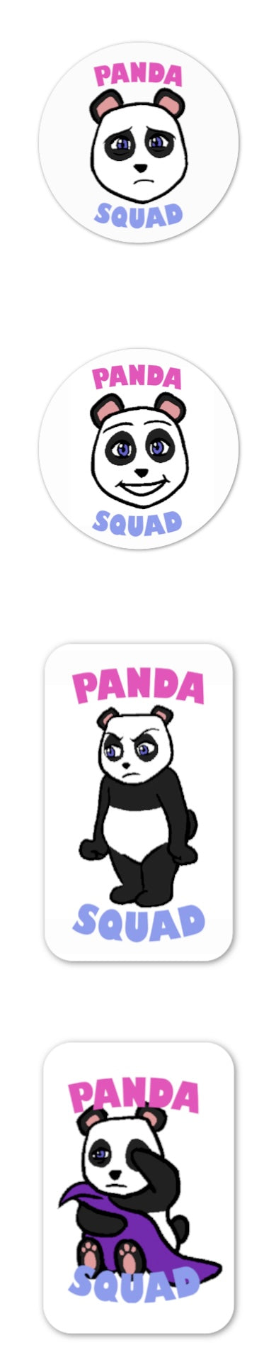 Panda Squad Stickers